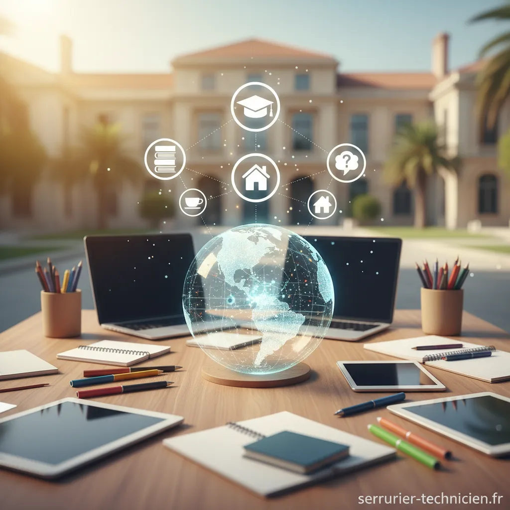 Étudiants sur le campus de l'Université de Montpellier