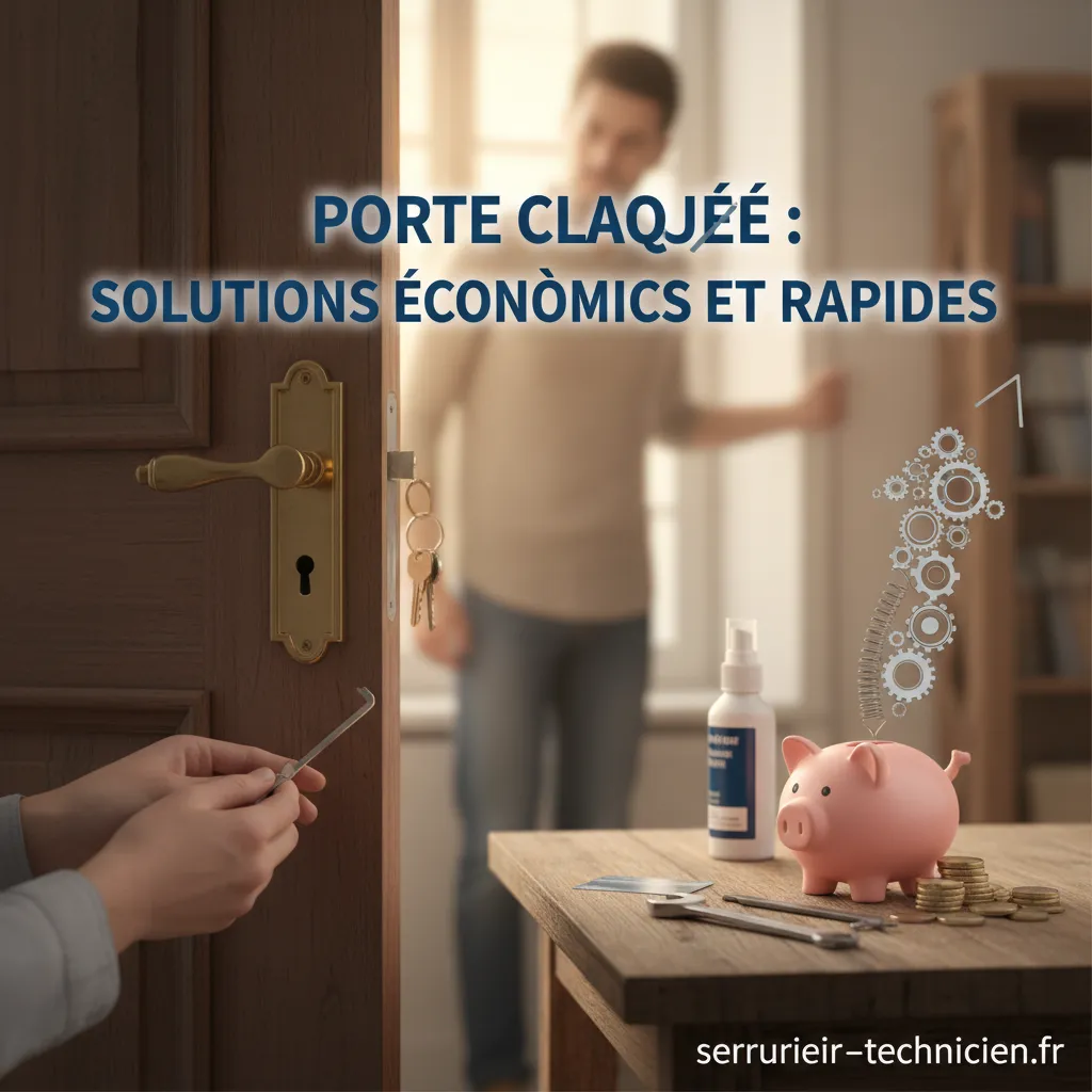Solutions économiques pour une porte claquée